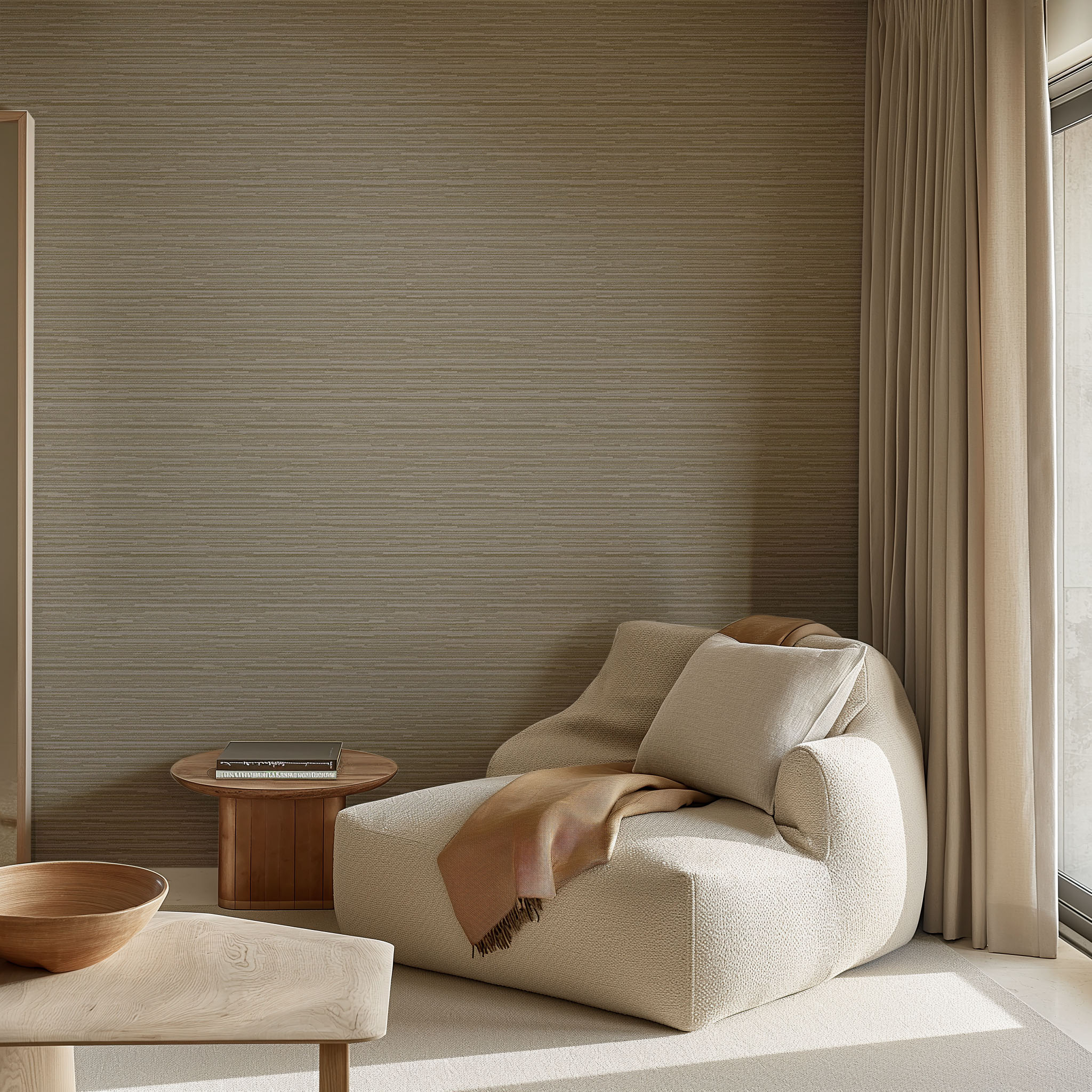 Cloud Removable Modern Minimalist Stripe Multicolor Living Bedroom Wallpaper
