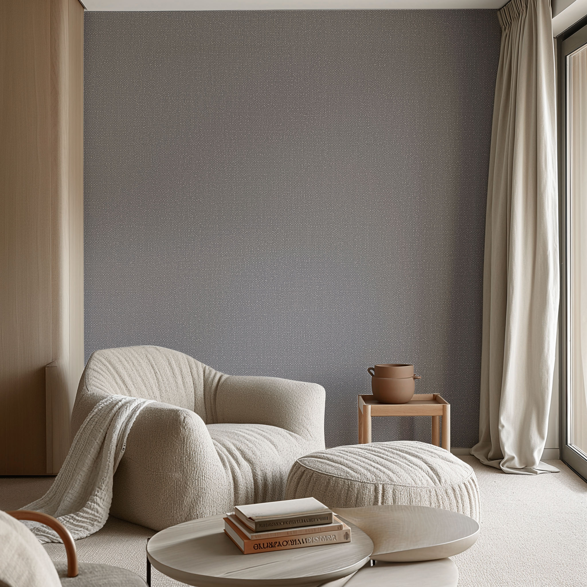 Cloud Removable Minimalist Particles Dark Multicolor Living Room Bedroom Wallpaper