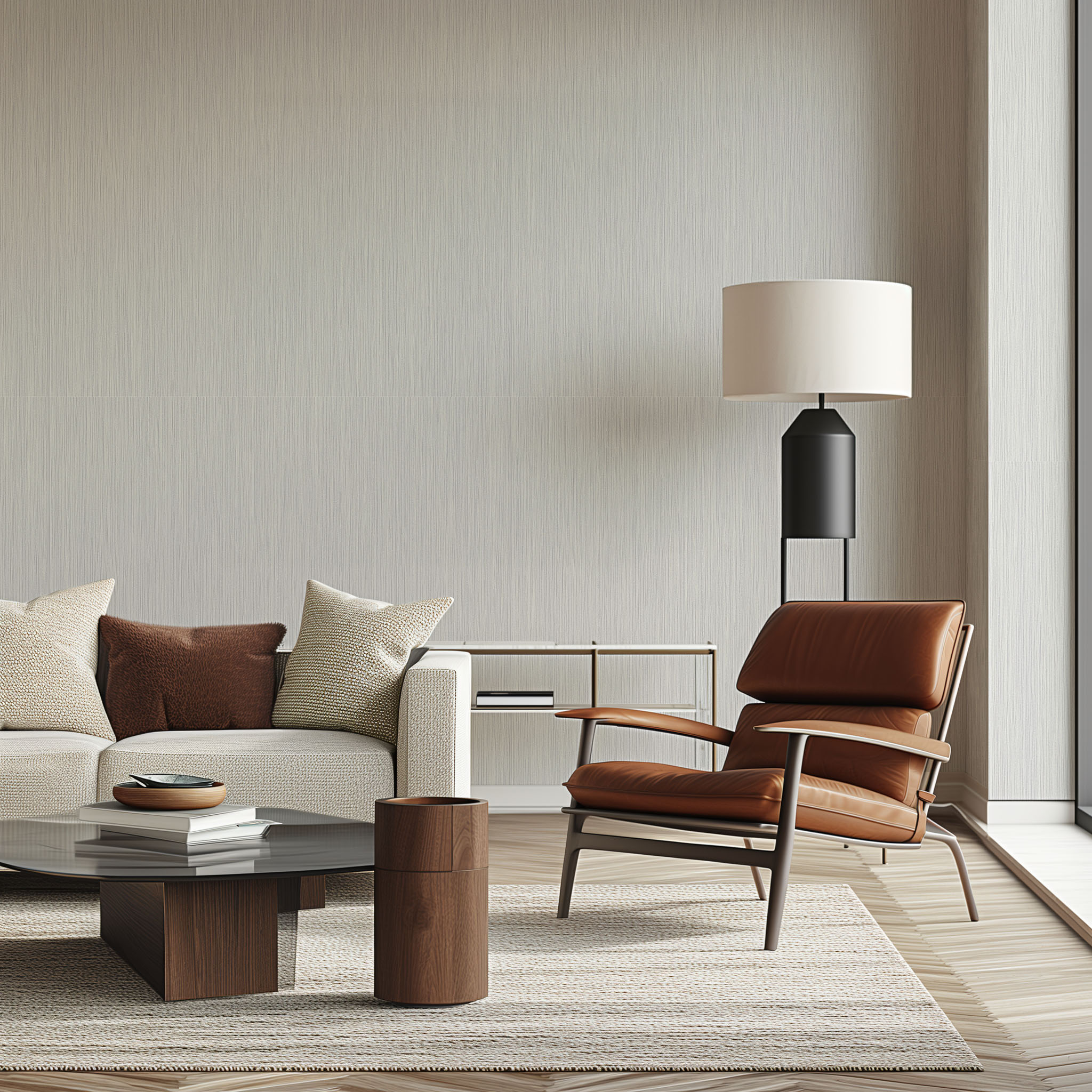 Sunny Removable Minimalist Texture Grey Multicolor Living Room Bedroom Wallpaper