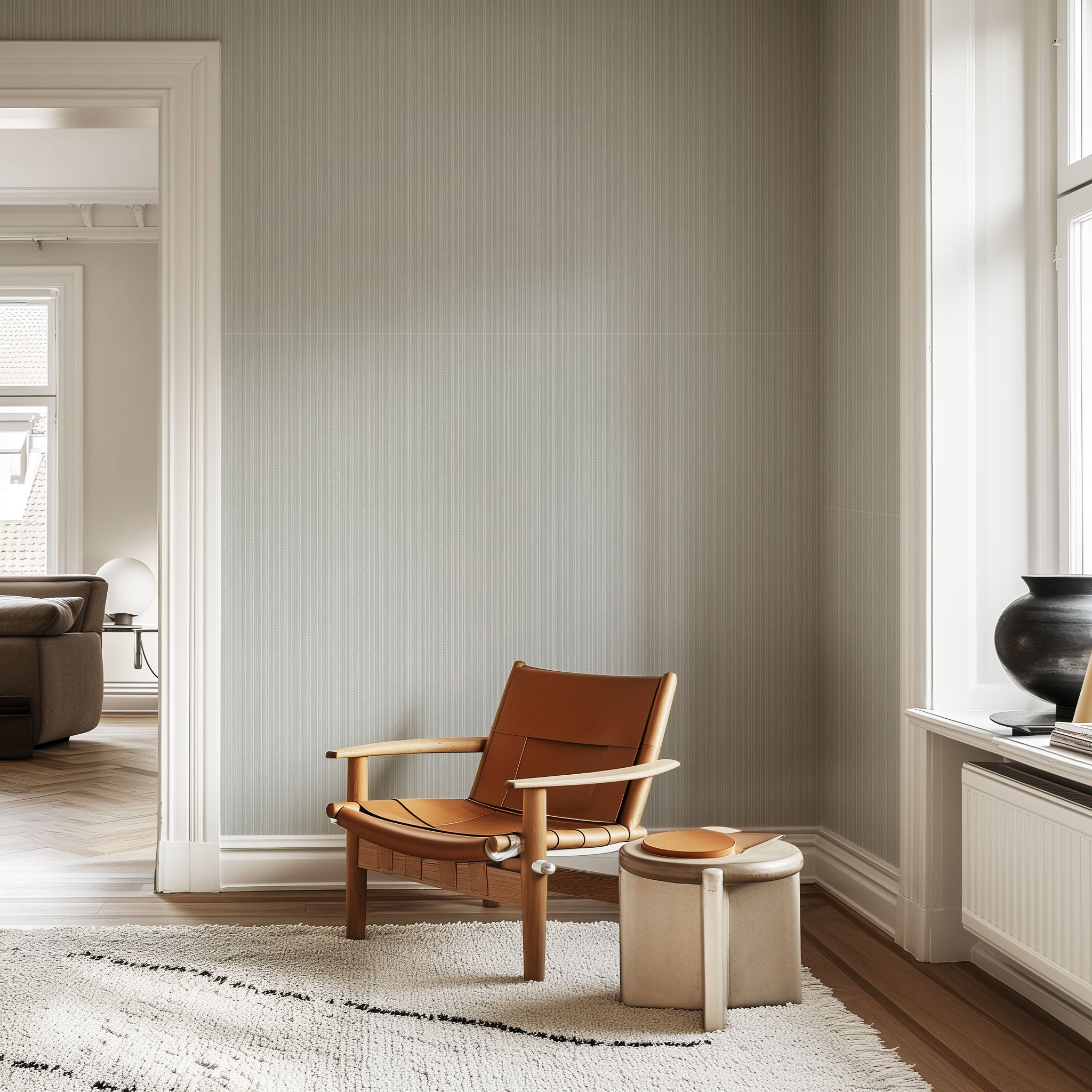 Sunny Removable Minimalist Line Fog Light Multicolor Living Room Bedroom Wallpaper