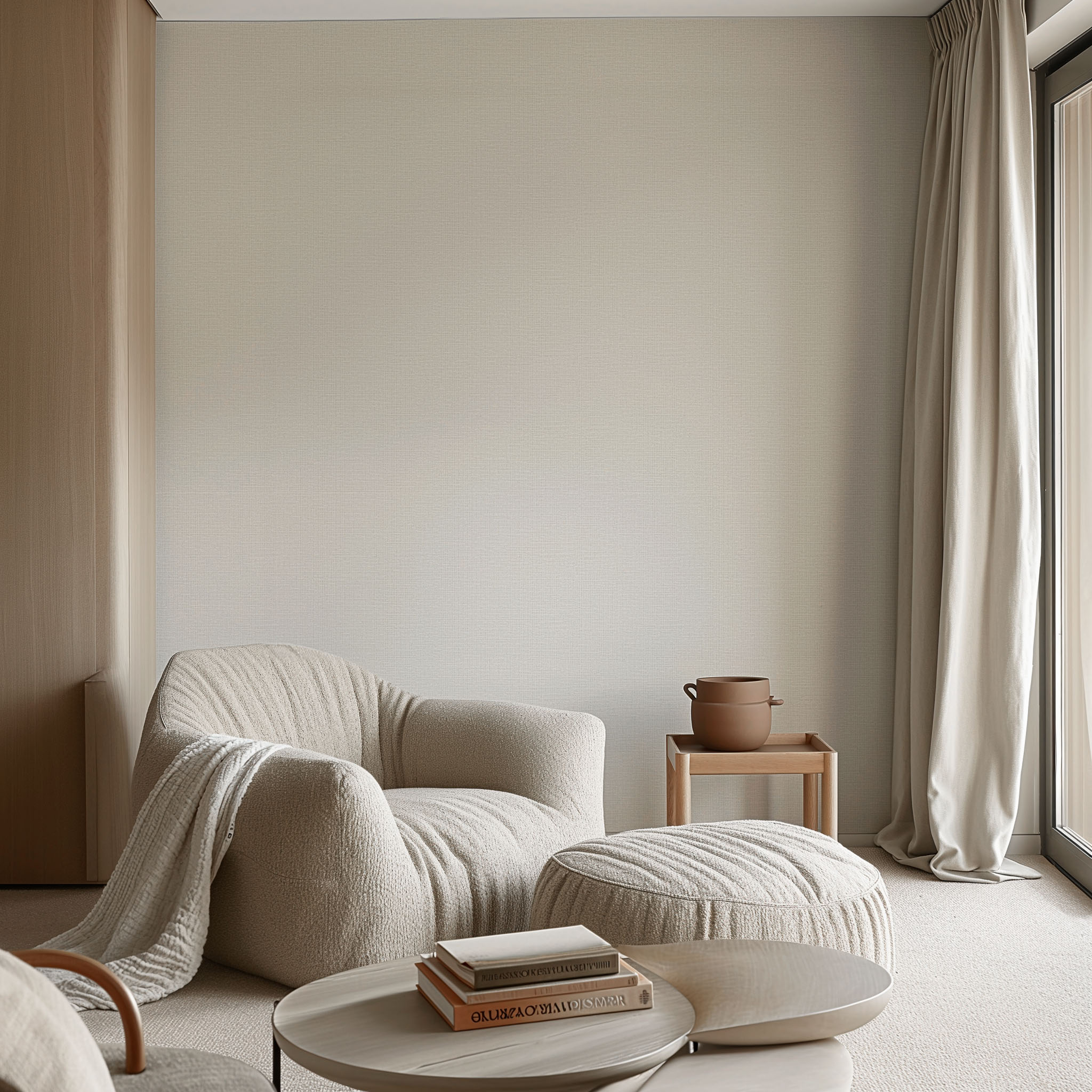Sunny Removable Minimalist Liene Fog Multicolor Living Room Bedroom Wallpaper