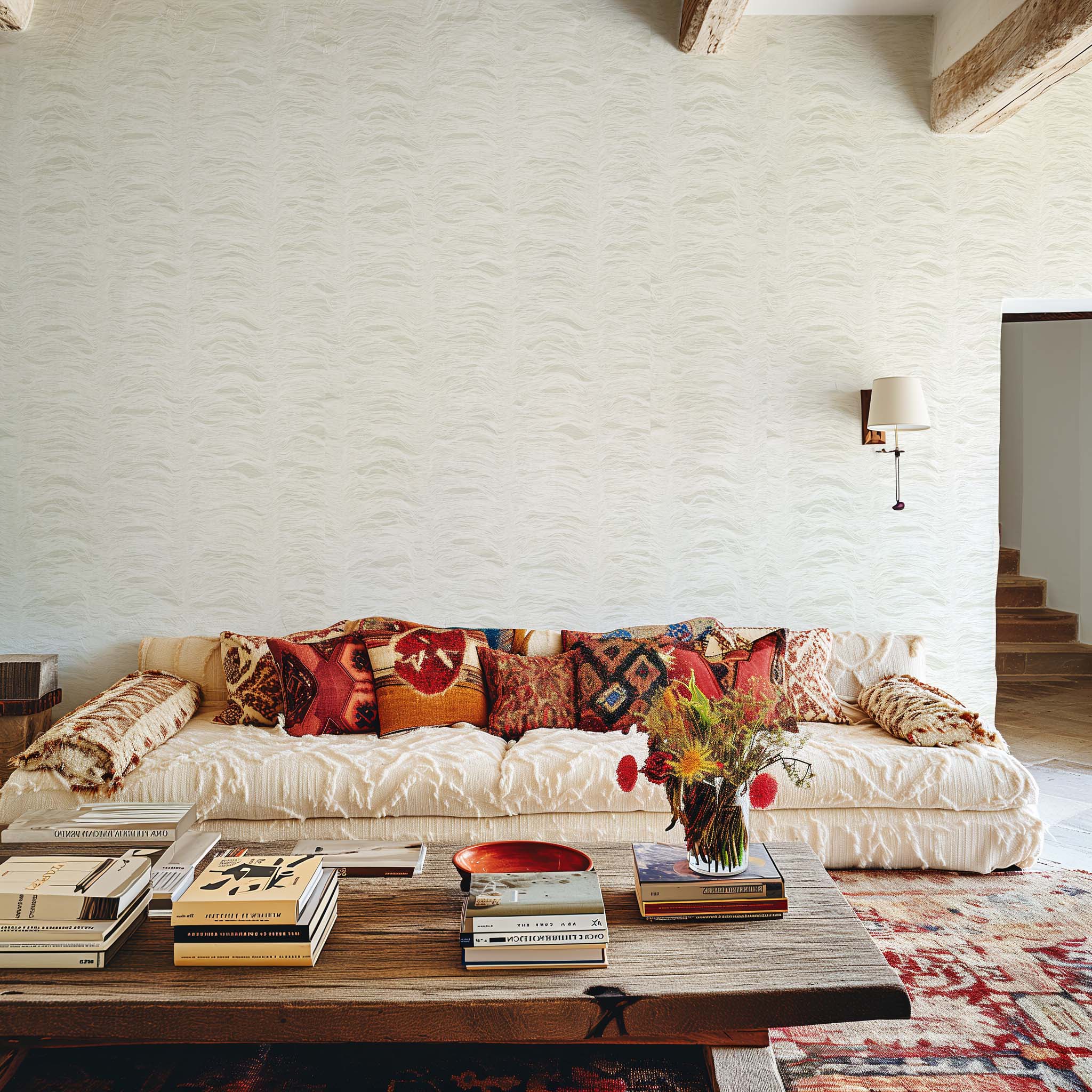 Cloud Nature Removable Multicolor Living Room Bedroom Wallpaper