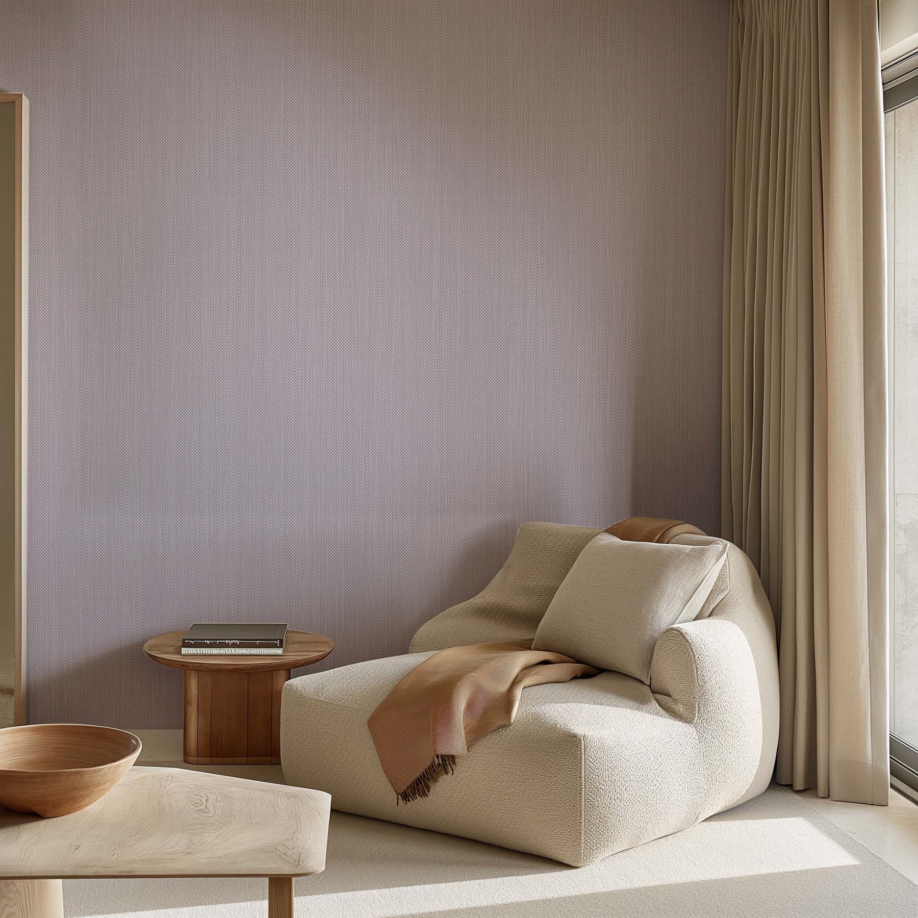 Cloud Minimalist Texture Removable Multicolor Living Room Bedroom Wallpaper