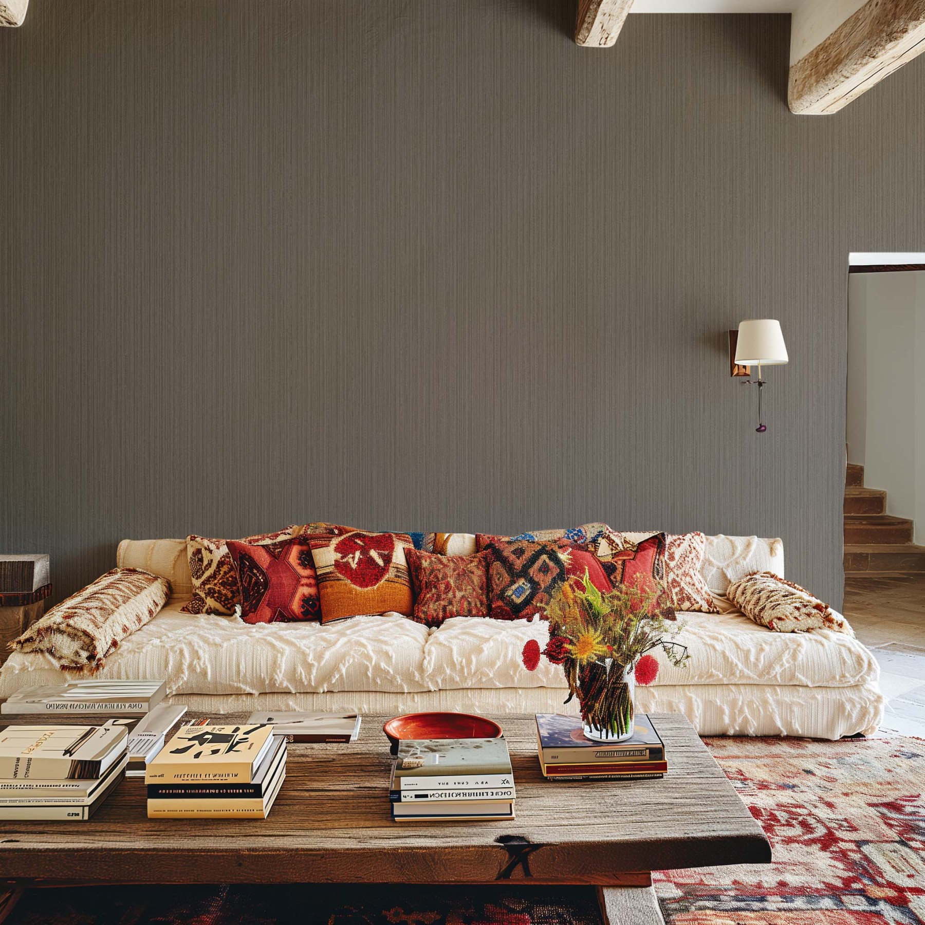 Cloud Minimalist Texture Removable Multicolor Living Room Bedroom Wallpaper