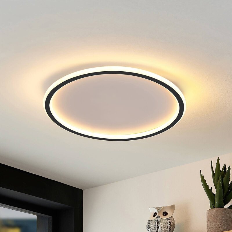 Quinn Flush Mount Ceiling Light Modern LED Round Hollow