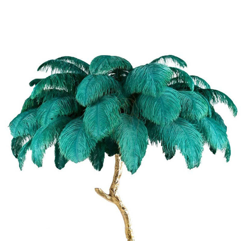 O'Moore Nordic Luxury Unique Ostrich Feather Floor Lamp/Table Lamp
