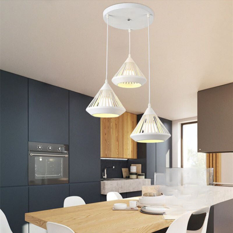 Nazifa Modern Minimalist Pendant Light Metal Black Bedroom/Bar