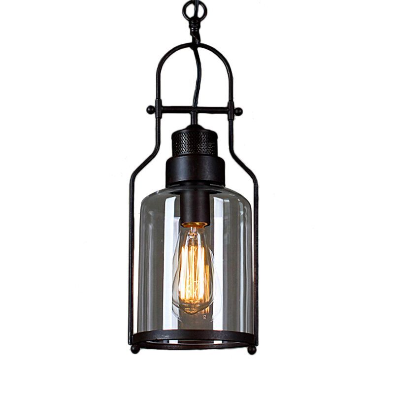 Rustic pendant light. Austin vintage industrial style.