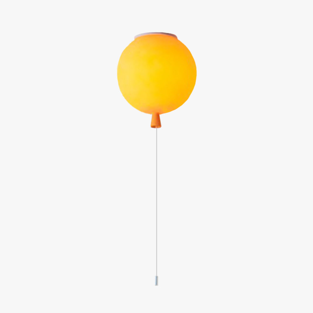 Yellow Balloon Ceiling Light for Kids Room
