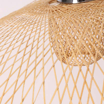 Muto Pendant Light Rattan/Metal, Gold, Kitchen Island