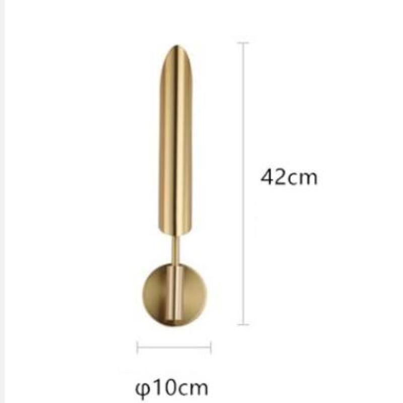 Meza Luxury Double-head Golden Scabbard Wall Lamp
