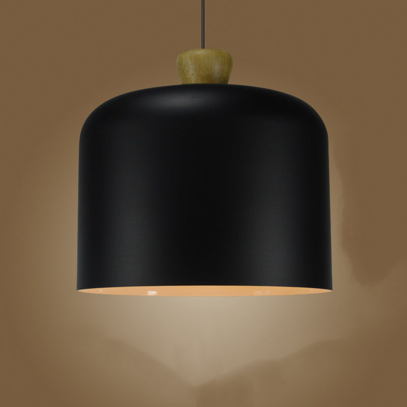 Hailie Minimalism Pendant Light Red/Black/Grey/Brown Bedroom