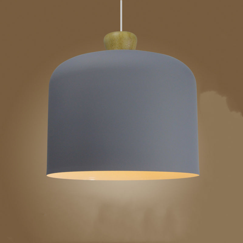 Hailie Minimalism Pendant Light Red/Black/Grey/Brown Bedroom