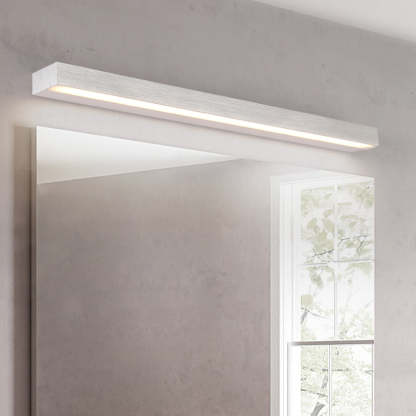 Edge Wall Lamp Linear Minimalist Mirror Front Bathroom