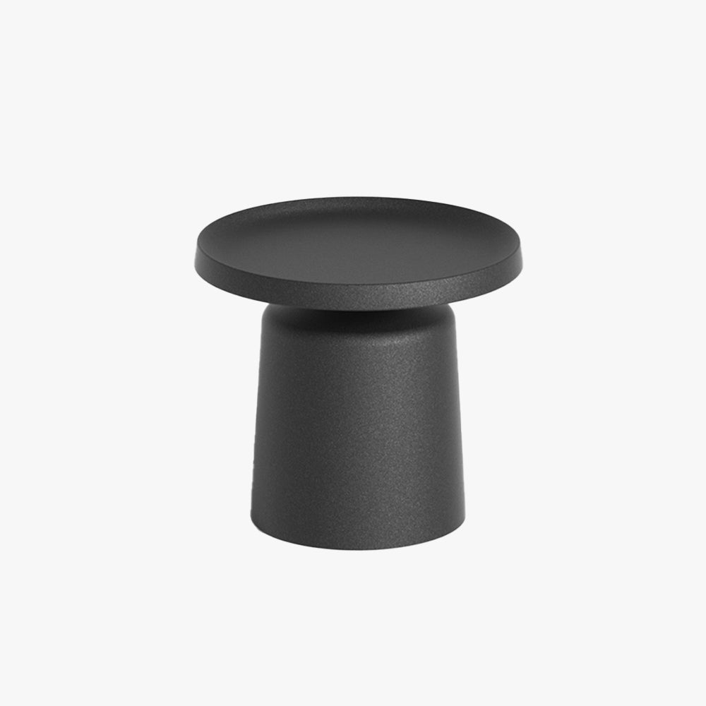 Pena Table Metal Rechargeable/Solar Outdoor Floor Lamp, Black