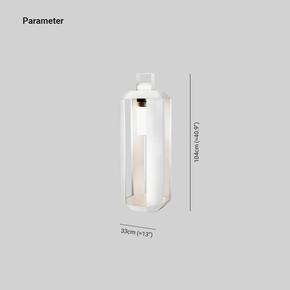 Orr Modern Outdoor Light Metal & Glass