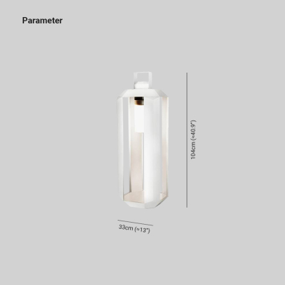 Orr Modern Outdoor Light Metal & Glass