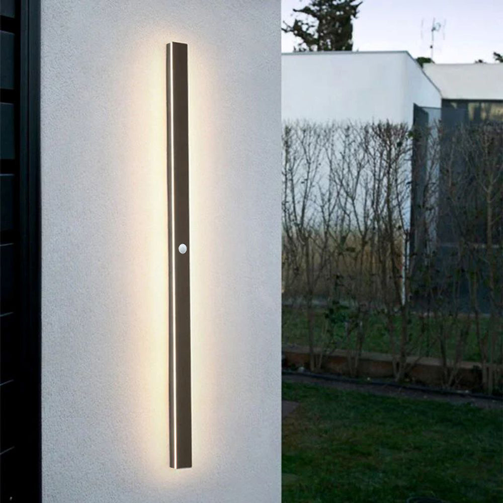 Edge Sleek Minimalist Rimless Linear Metal Outdoor Wall Light