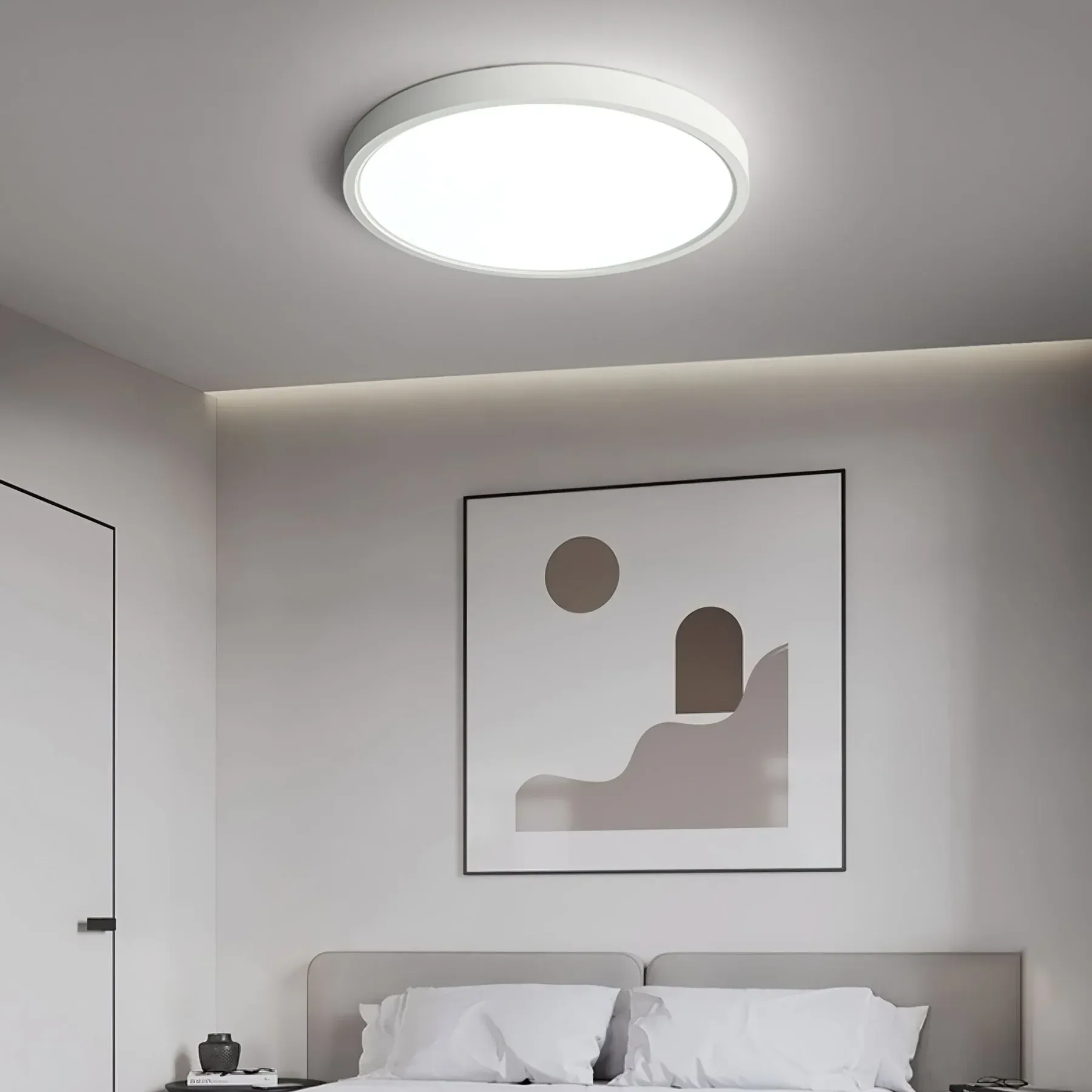 Quinn Thinnest Round Acrylic Ceiling Light Hallway Bedroom