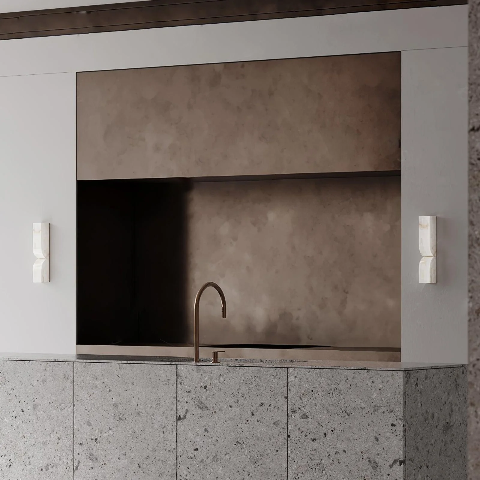 Ozawa Modern Unusual Resin Wall Light Shades Hallway Bedroom