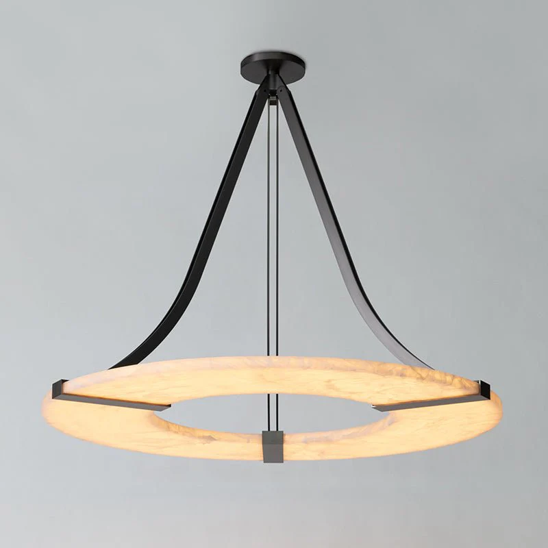 Jade Pendant Light Vintage Alabaster Dining Room