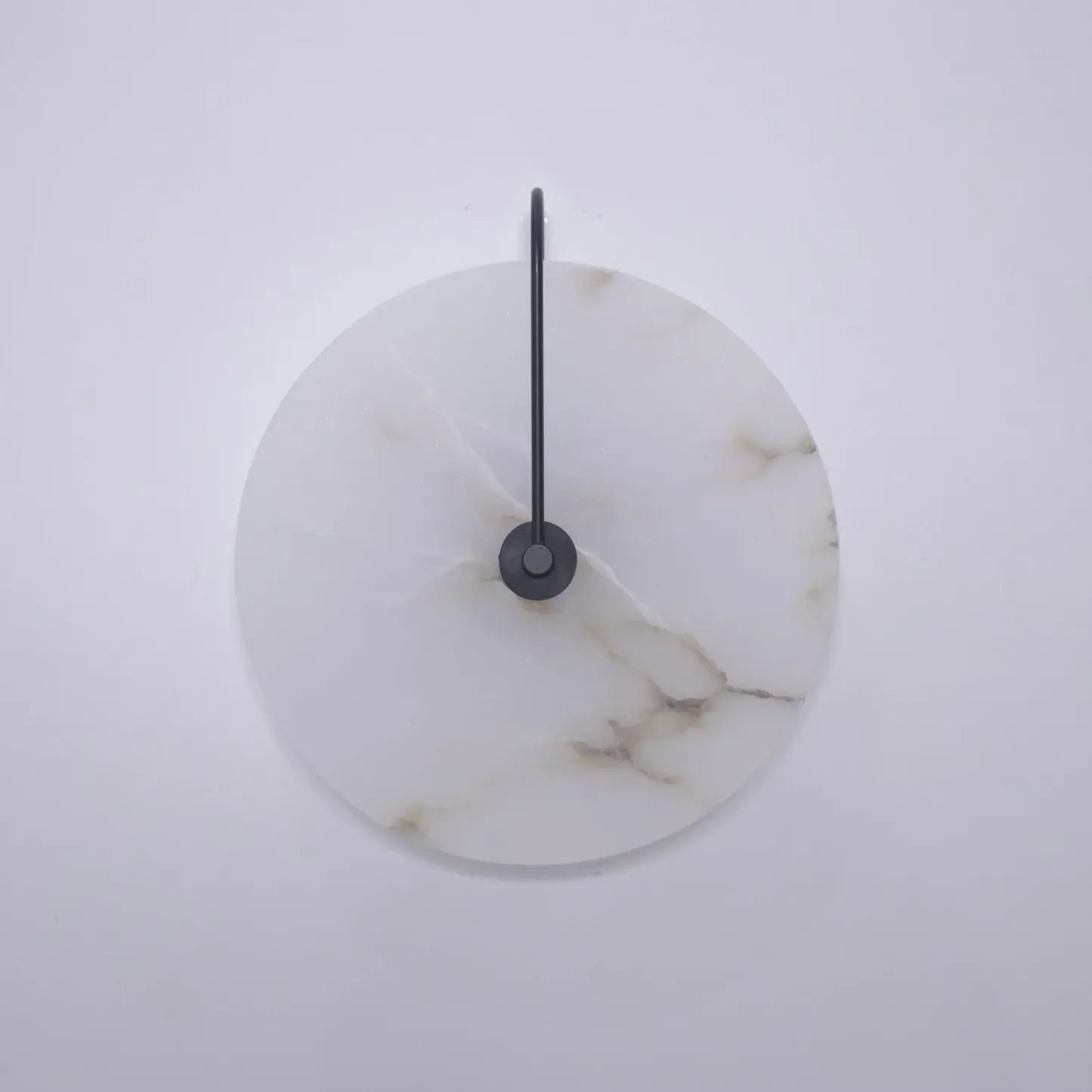 Jade Minimalism Gold Black Metal Alabaster Wall Lamp Bedroom Living Room