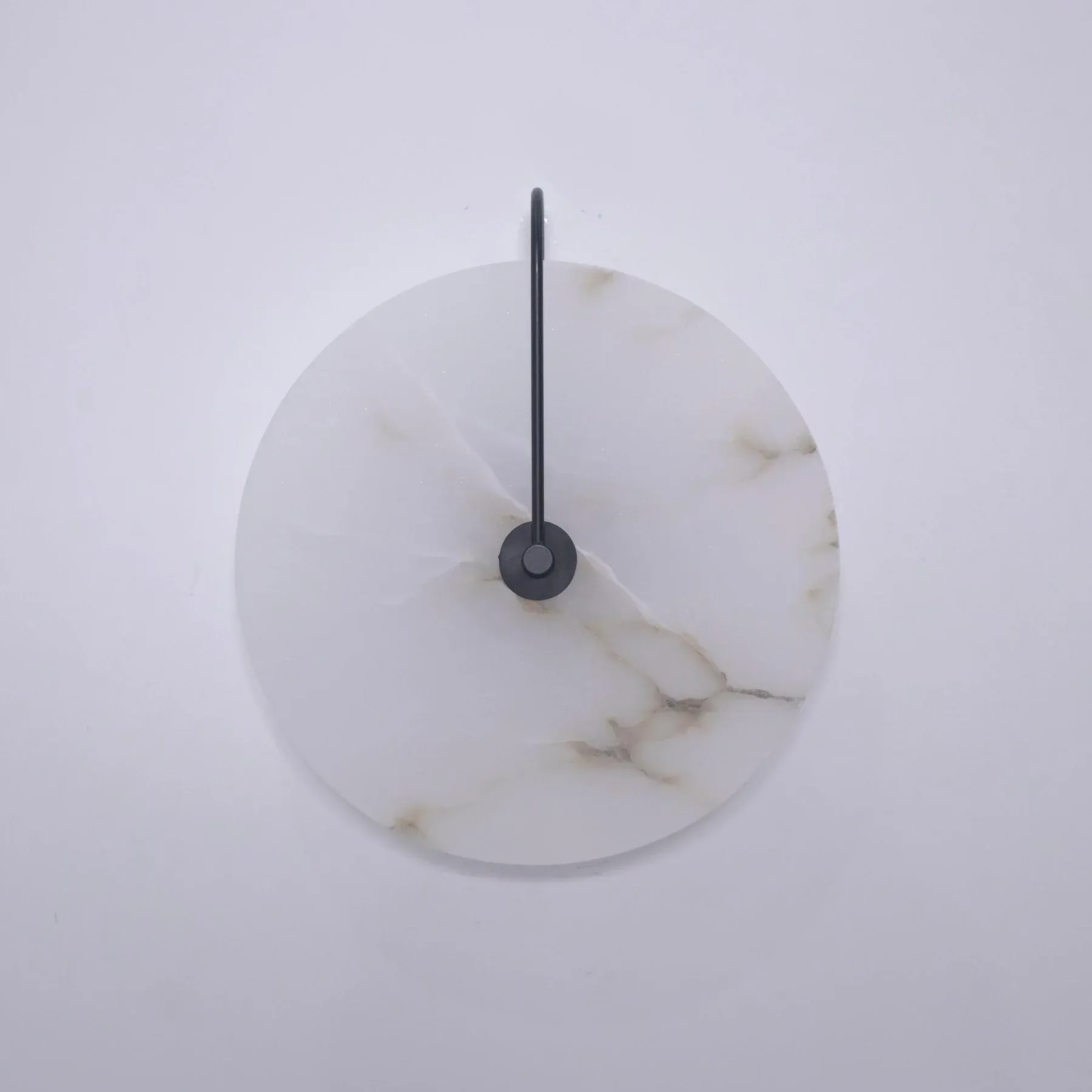 Jade Minimalism Gold Black Metal Alabaster Wall Lamp Bedroom Living Room