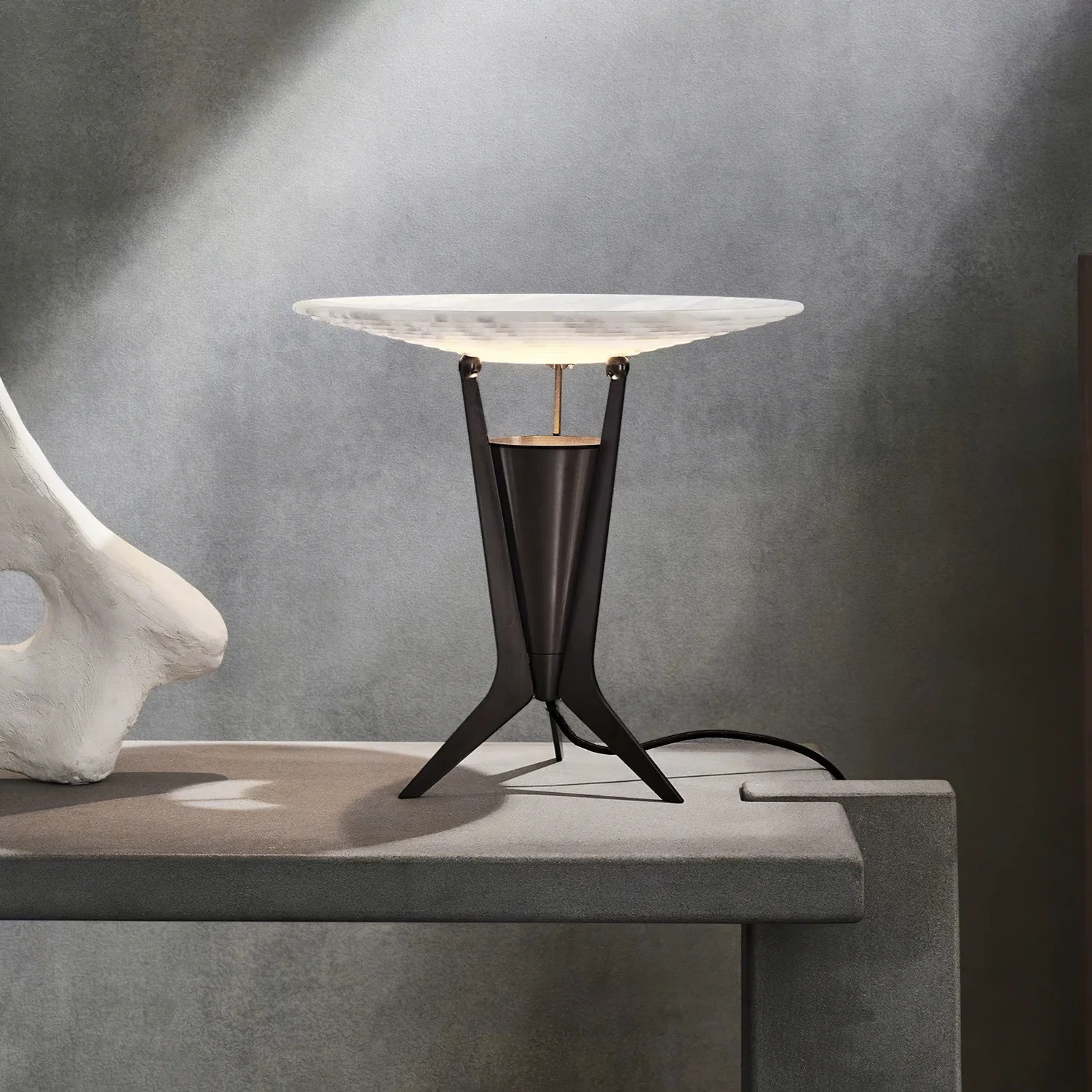 Jade Table Modern Alabaster Living Room Lamp