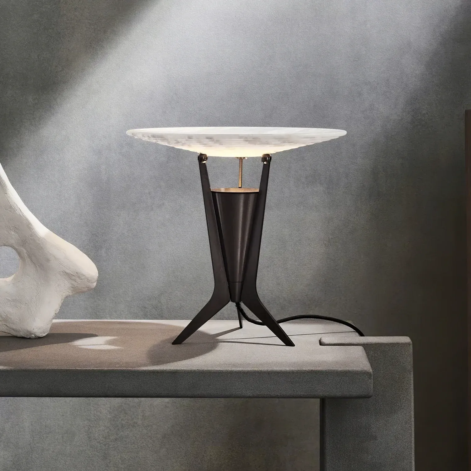 Jade Table Modern Alabaster Living Room Lamp