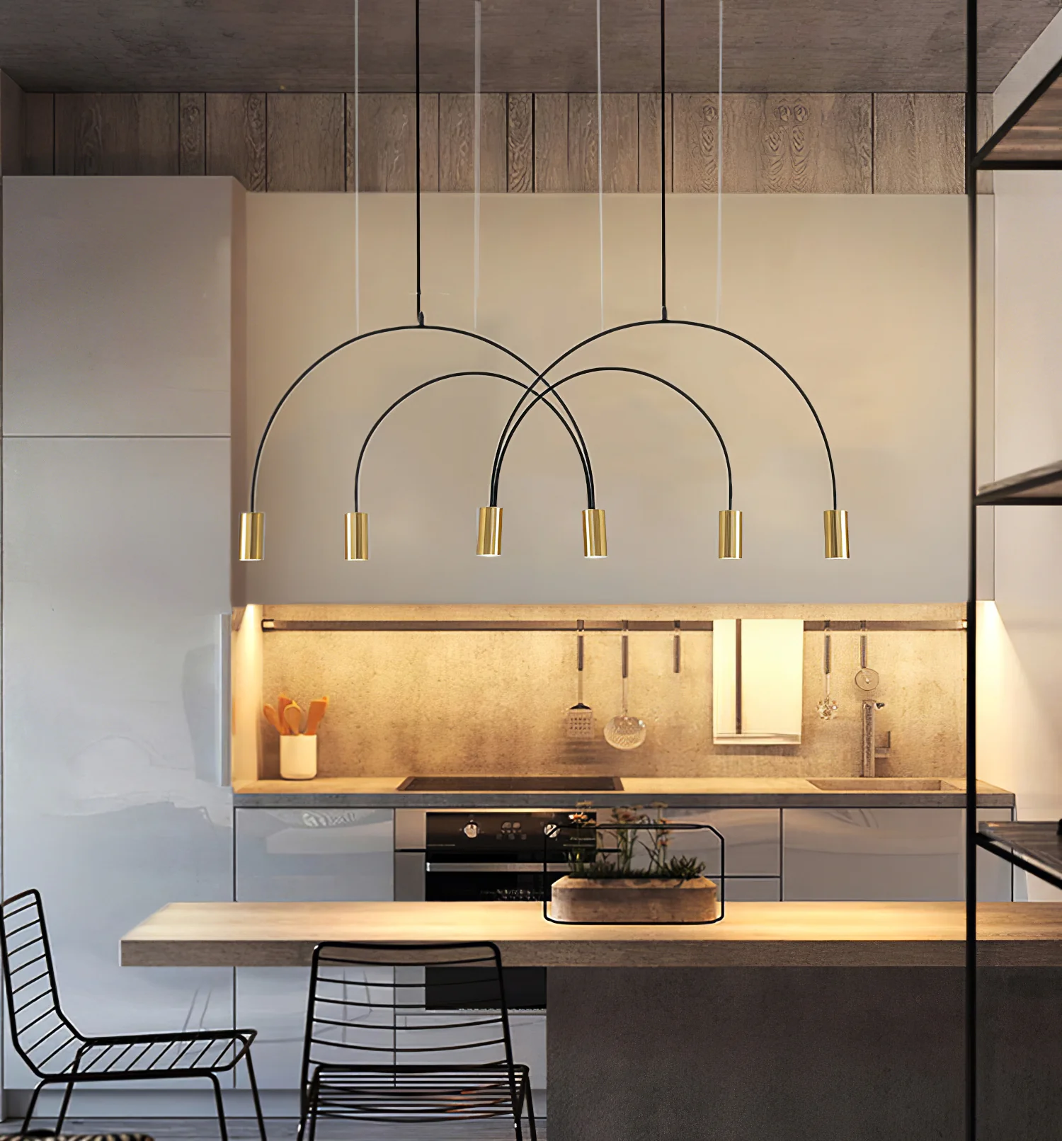 Valentina Modern Minimalism Metal Pendant Light Living Room Dining Room