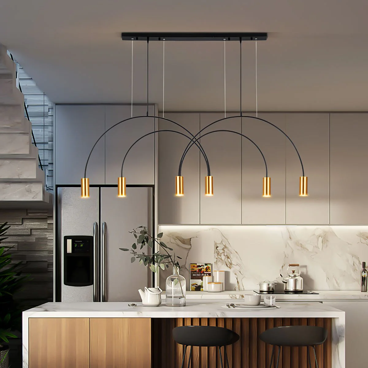 Valentina Modern Minimalism Metal Pendant Light Living Room Dining Room