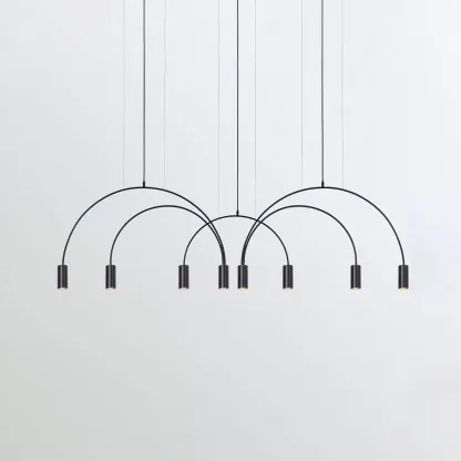 Valentina Stylish Minimalism Metal Pendant Light Living Room Dining Room