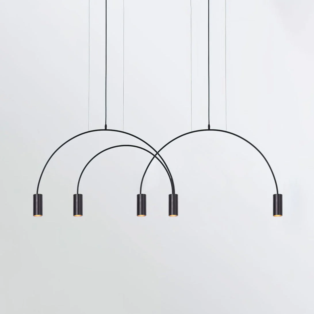 Valentina Stylish Minimalism Metal Pendant Light Living Room Dining Room