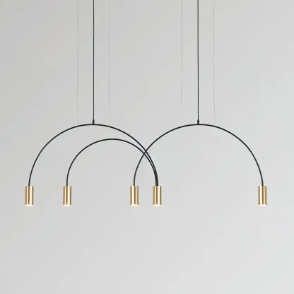 Valentina Stylish Minimalism Metal Pendant Light Living Room Dining Room