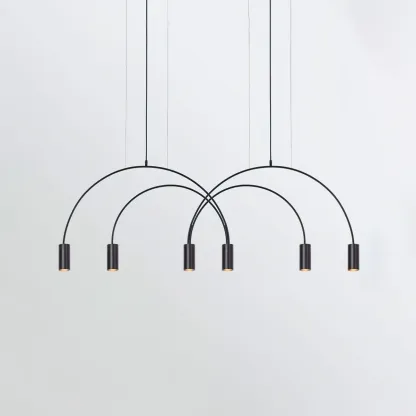 Valentina Stylish Minimalism Metal Pendant Light Living Room Dining Room