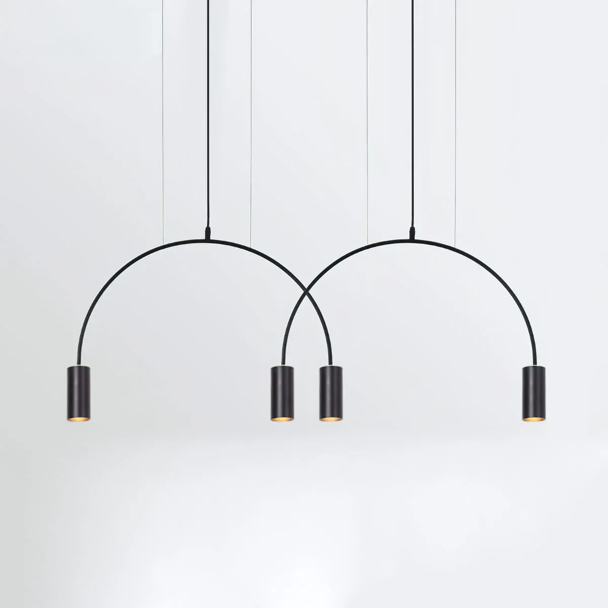 Valentina Stylish Minimalism Metal Pendant Light Living Room Dining Room