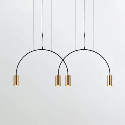 Valentina Stylish Minimalism Metal Pendant Light Living Room Dining Room
