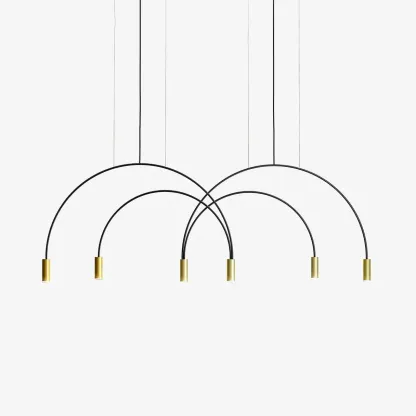 Valentina Stylish Minimalism Metal Pendant Light Living Room Dining Room
