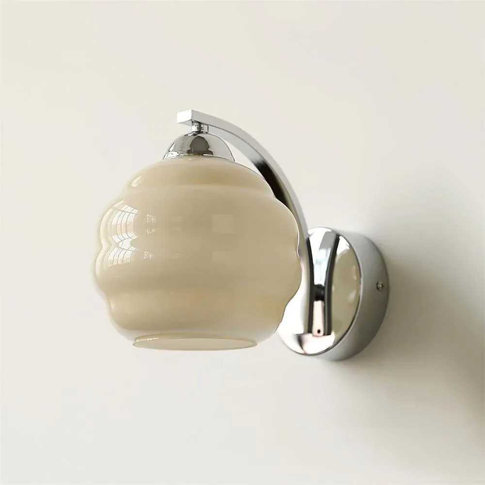 Carins Vintage Antique Glass Wall Light Shades Bedroom Living Room