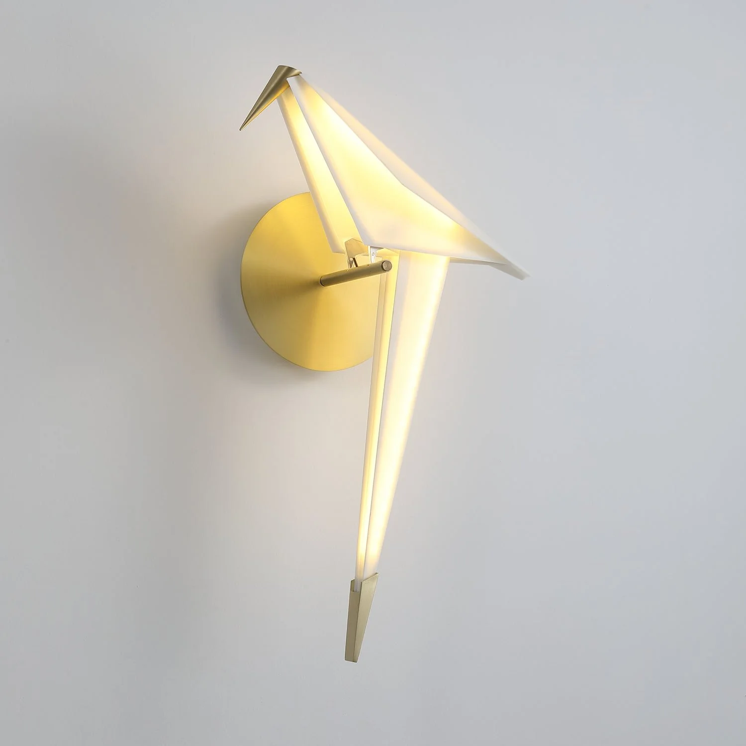 Orr Modern Unusual Bird PC Metal Wall Light Bedroom Study Living Room
