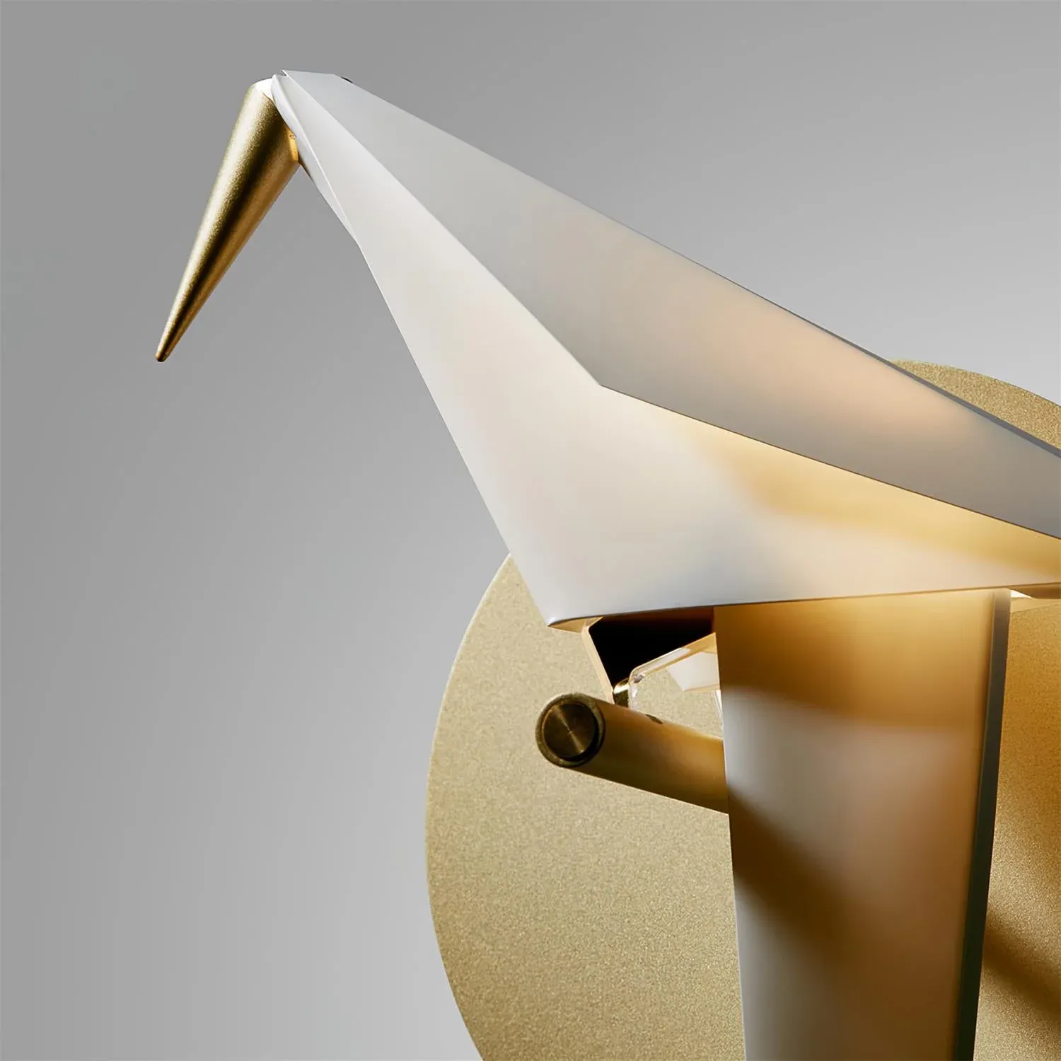 Orr Modern Unusual Bird PC Metal Wall Light Bedroom Study Living Room