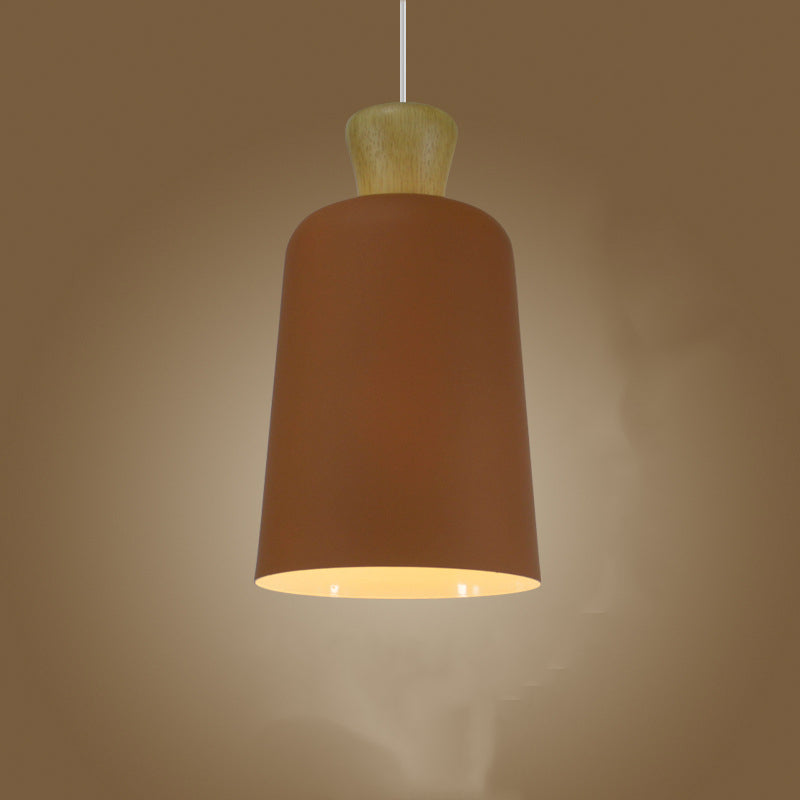 Hailie Minimalism Pendant Light Red/Black/Grey/Brown Bedroom