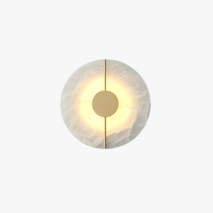 Jade Artistic Alabaster Brass Wall Lamp Hallway Bedside