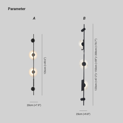 Jade Modern Alabaster Vertical Wall Light Bedroom Living Room