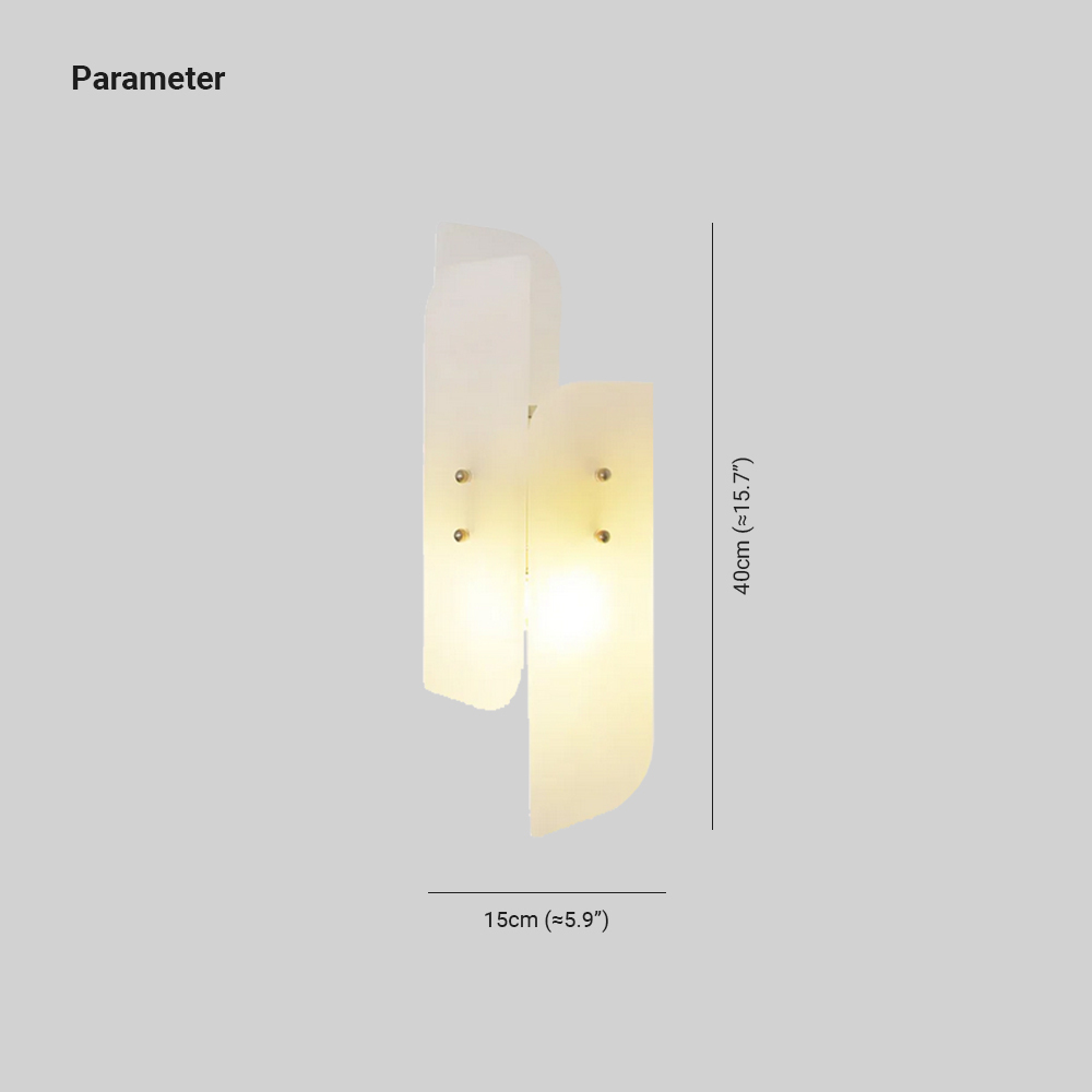 Jade Contemporary Metal Alabaster Wall Light Living Room Bedroom