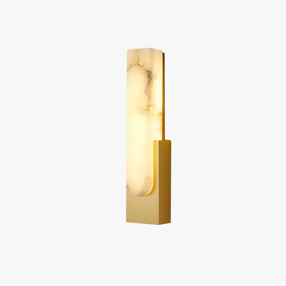 Jade Modern Agatha Alabaster Wall Light Living Room Bedroom