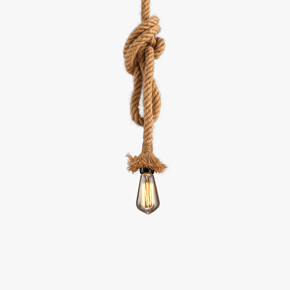 Rope pendant light, Alessio retro industrial lighting