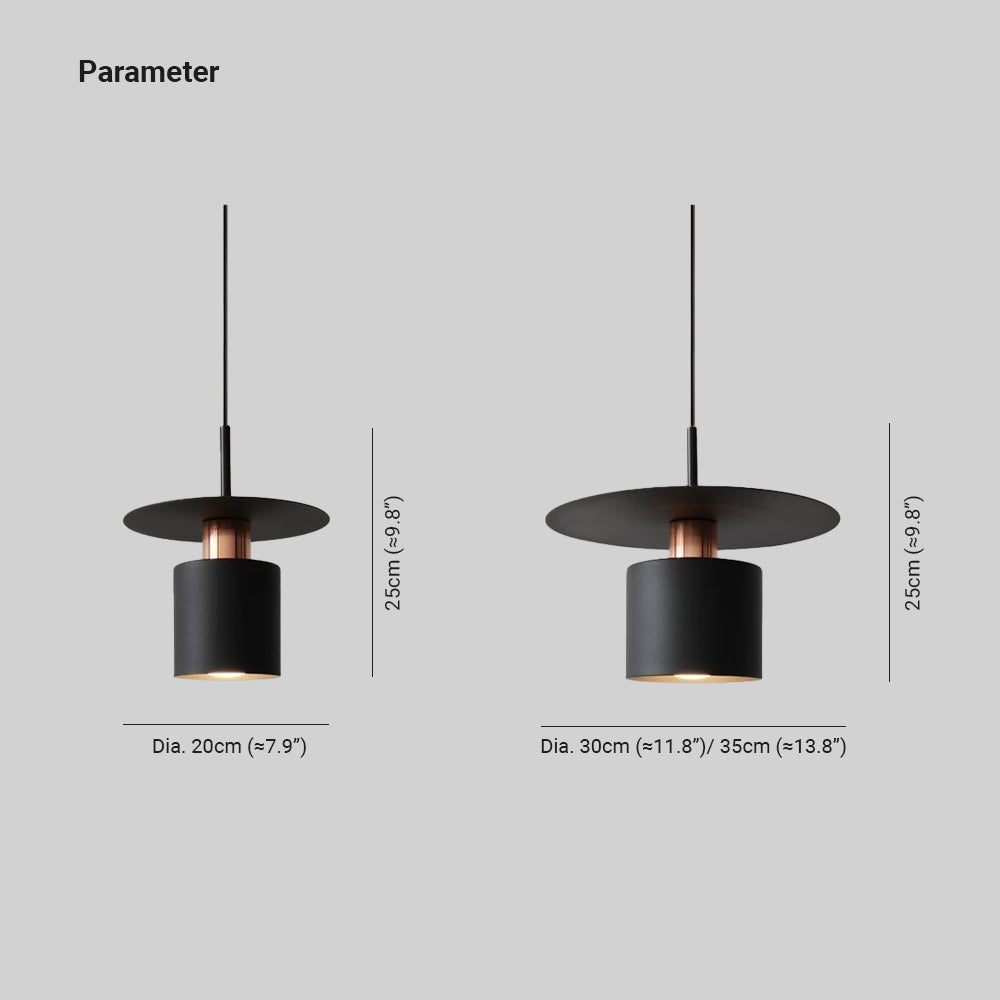 Hailie Industrial LED Pendant Light Metal Bedroom/Dining Room