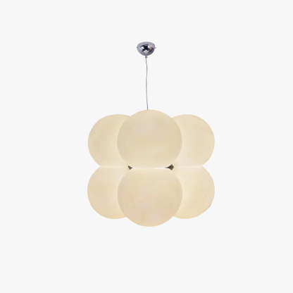 Valentina Minimalist Sphere Pendant Light White Metal/Acrylic Bedroom