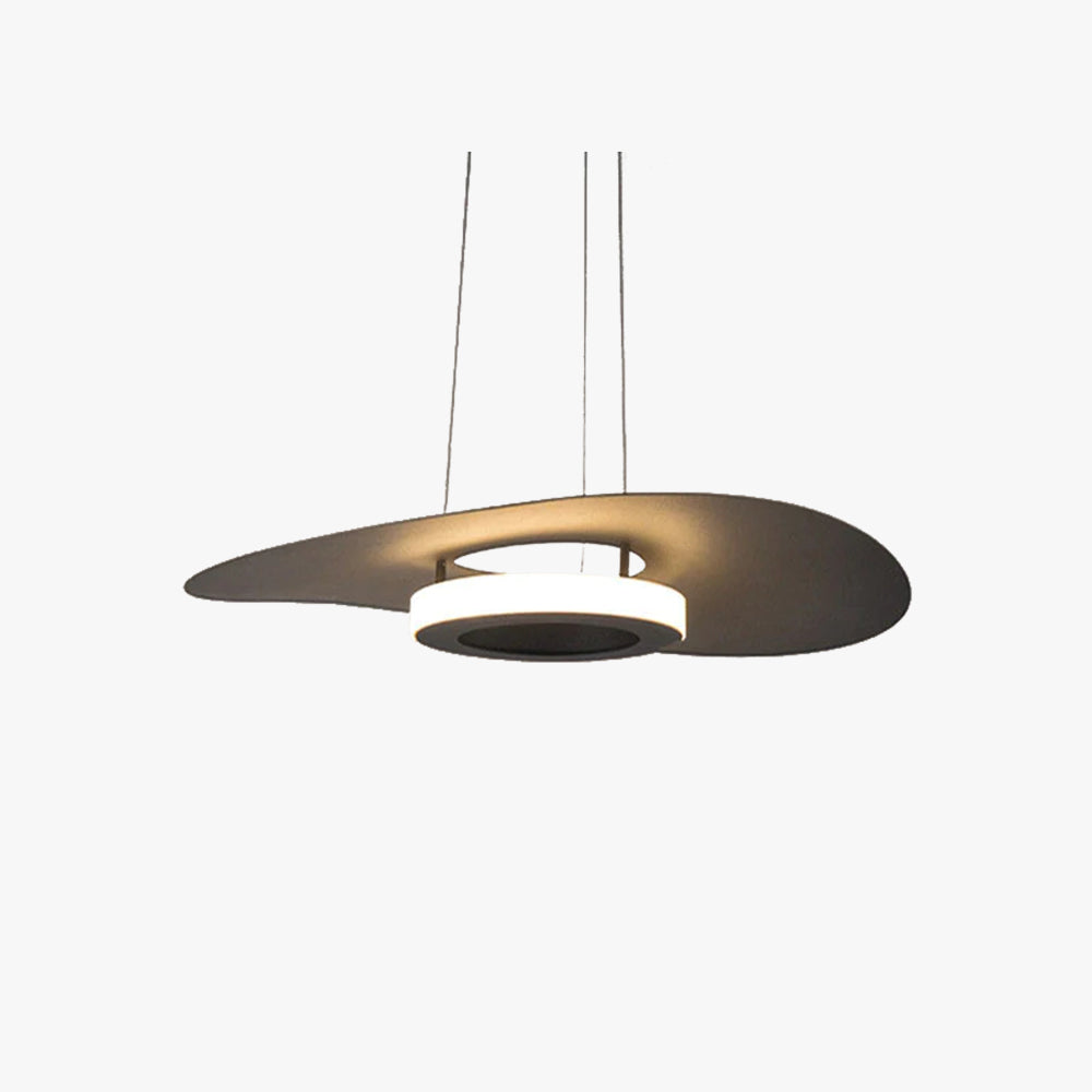 Carins Modern LED Pendant Light Black White Acrylic Living Room